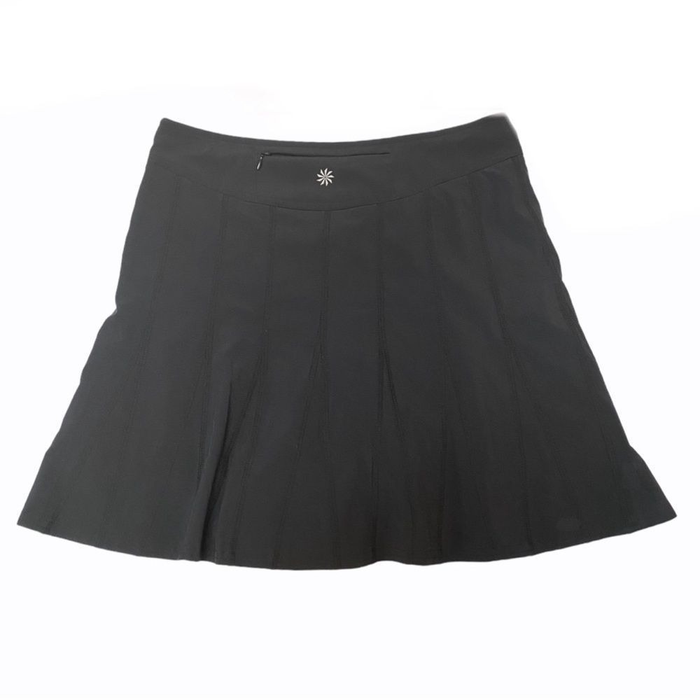 Black ATHLETA Skirt Skort Sz 4 outdoor gym yoga athletic